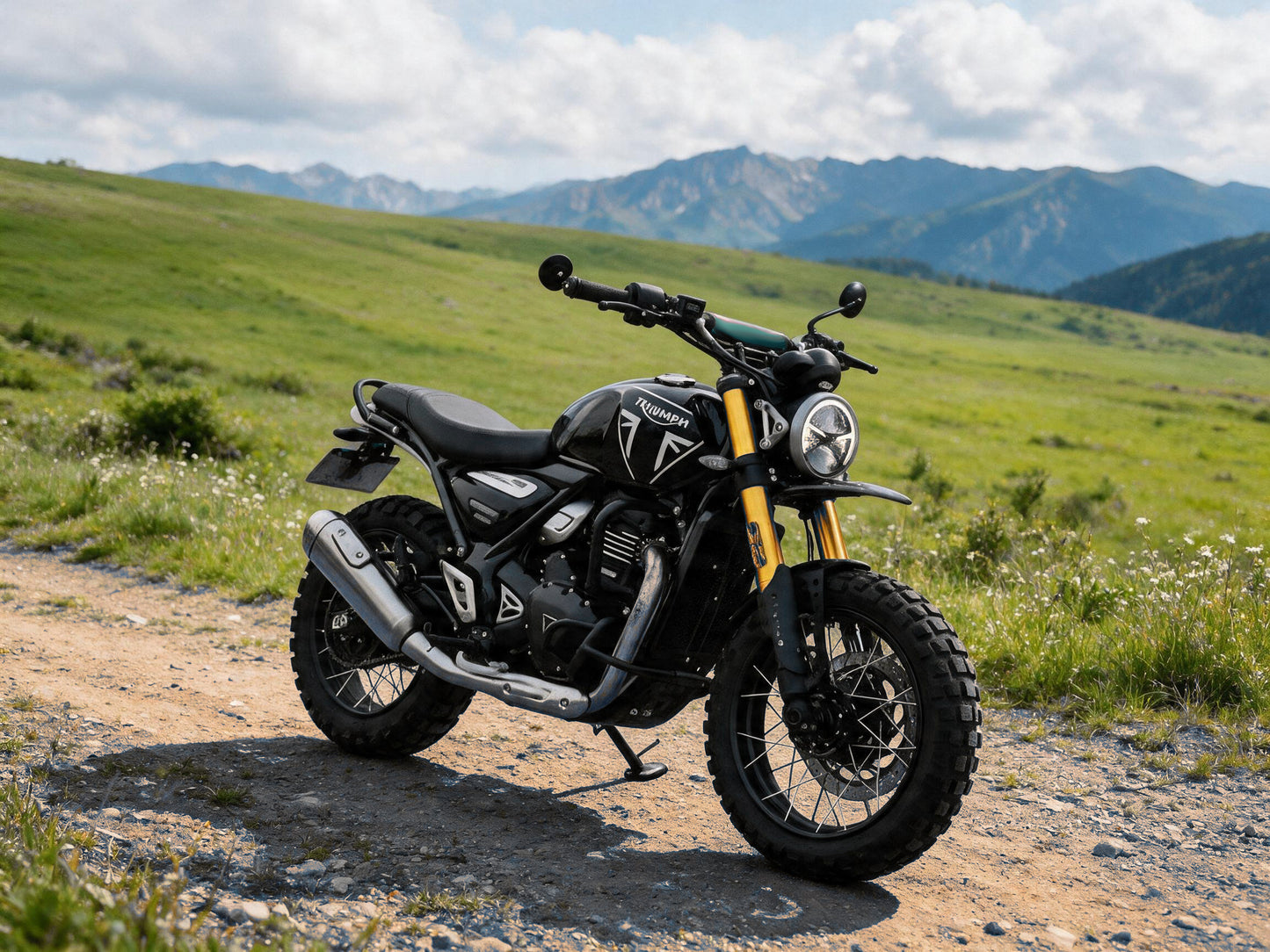 Triumph Scrambler400X アップフェンダー(Front fender)
