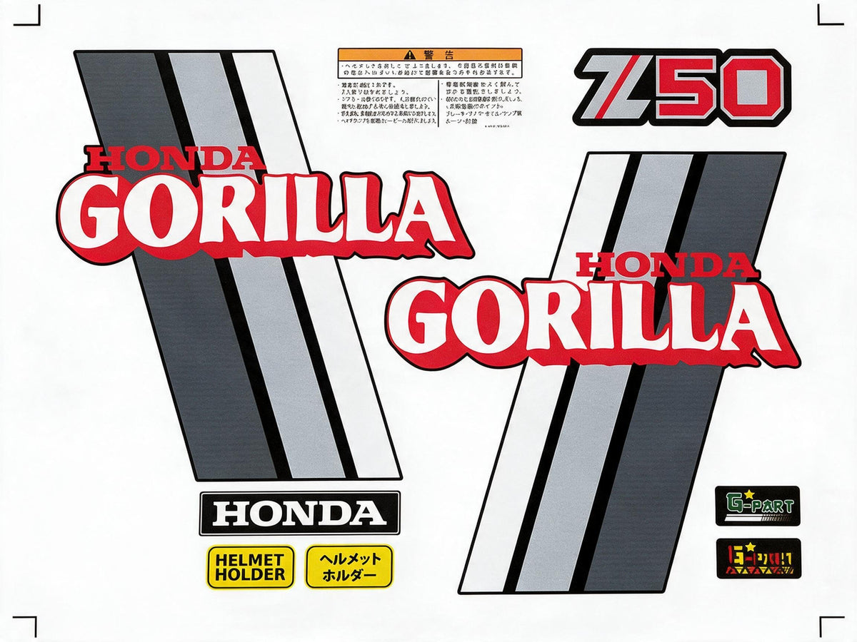 Autocollant de réservoir Honda Gorilla 1