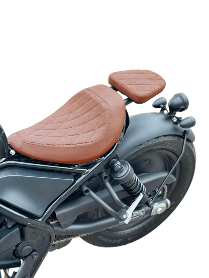 8ft-P-007 Rebel 250/300/500 Retractable passenger brown sheet & Rear Fender set（送料込）