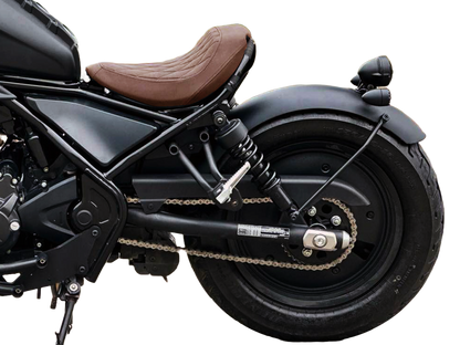 8ft-P-007 Rebel 250/300/500 Retractable passenger brown sheet & Rear Fender set（送料込）