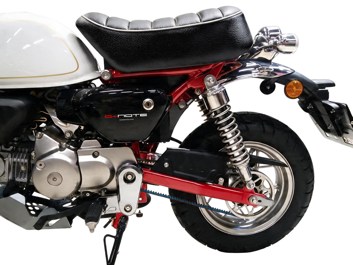 G+Note ベルトドライブ アルミ製スプロケットキット ホンダ モンキー125用（5段変速モデル：JB03 / JB05型))