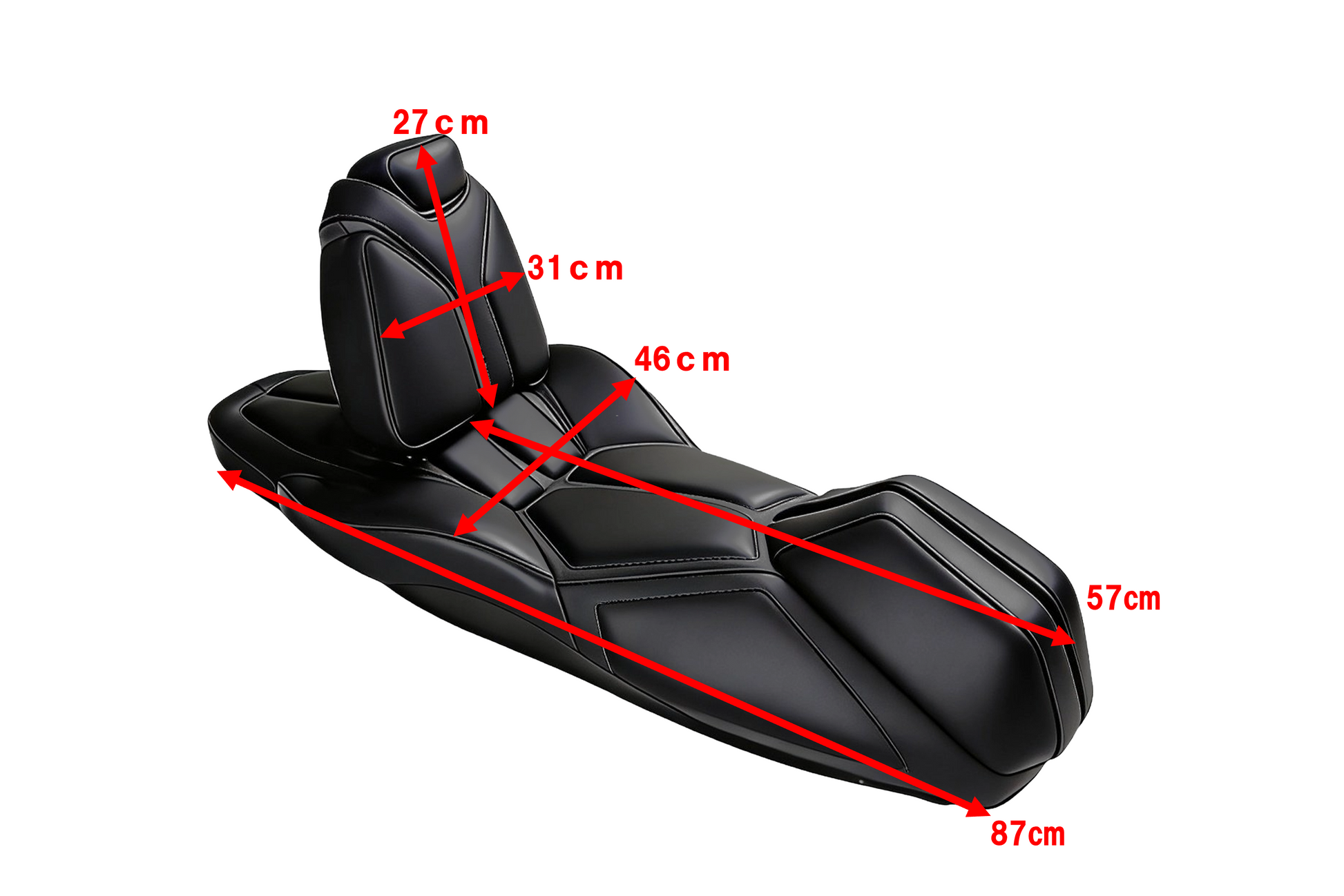 PCX-005 ZEN Backrest Executive seat for Honda PCX – 8ft Weekend PCX-005 ZEN Backrest Executive seat for Honda PCX – 8ft Weekend