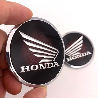 8FT-034 Honda Logo Emblem Black-Red