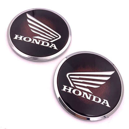 8FT-034 Honda Logo Emblem Black-Red