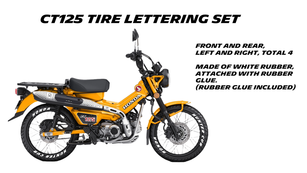 TL-002 CT125 Tire lettering Set Shipping included