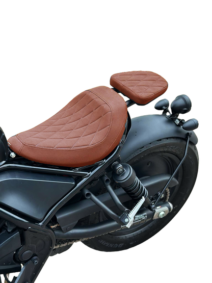 8ft-VP-007 Rebel 250/300/500 Retractable passenger brown seat &amp; Rear Fender set ver.2 (shipping included)