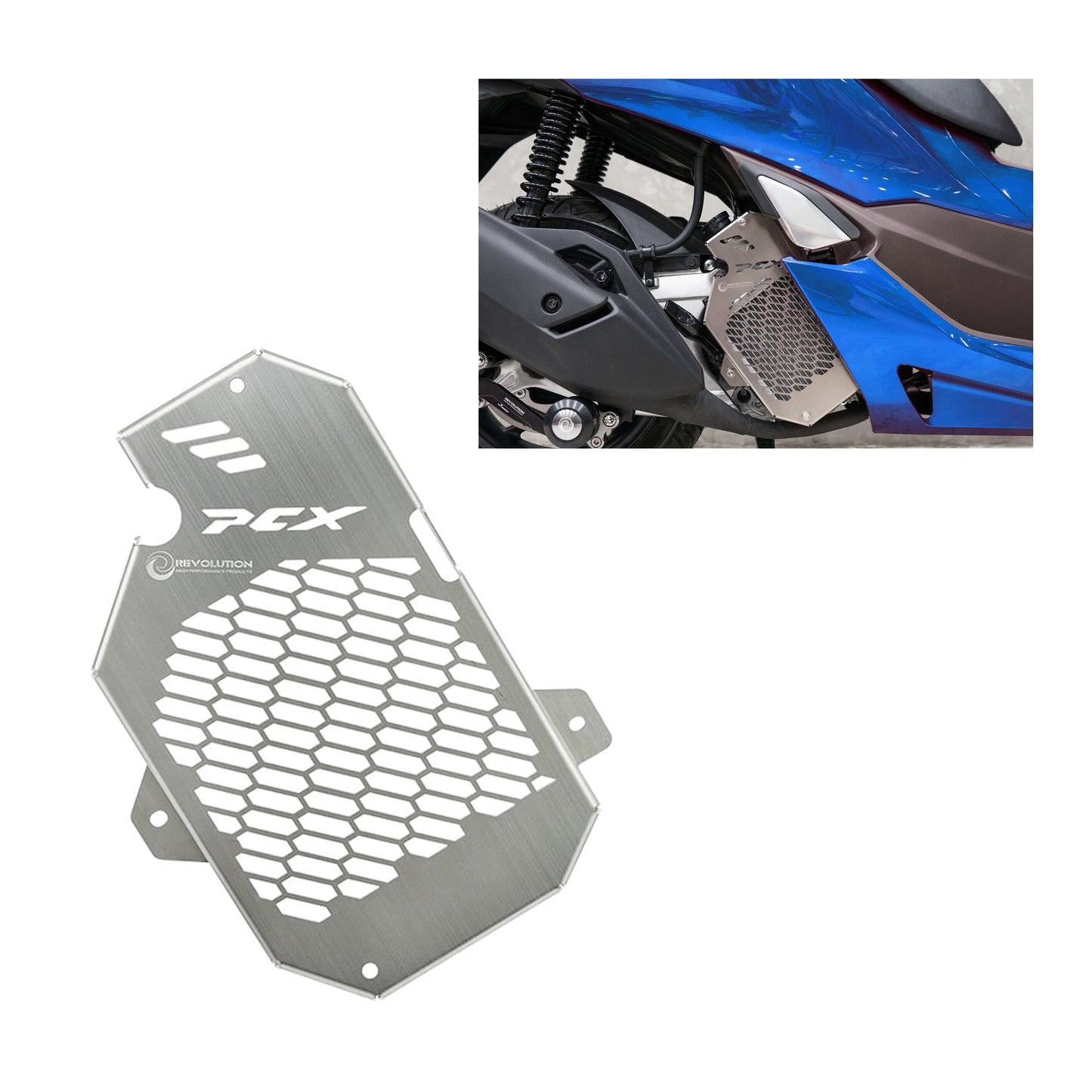 G+Note PCX REVOLUTION 079 PCX Radiator Grill (Stainless 1.2mm) REVOLUTION