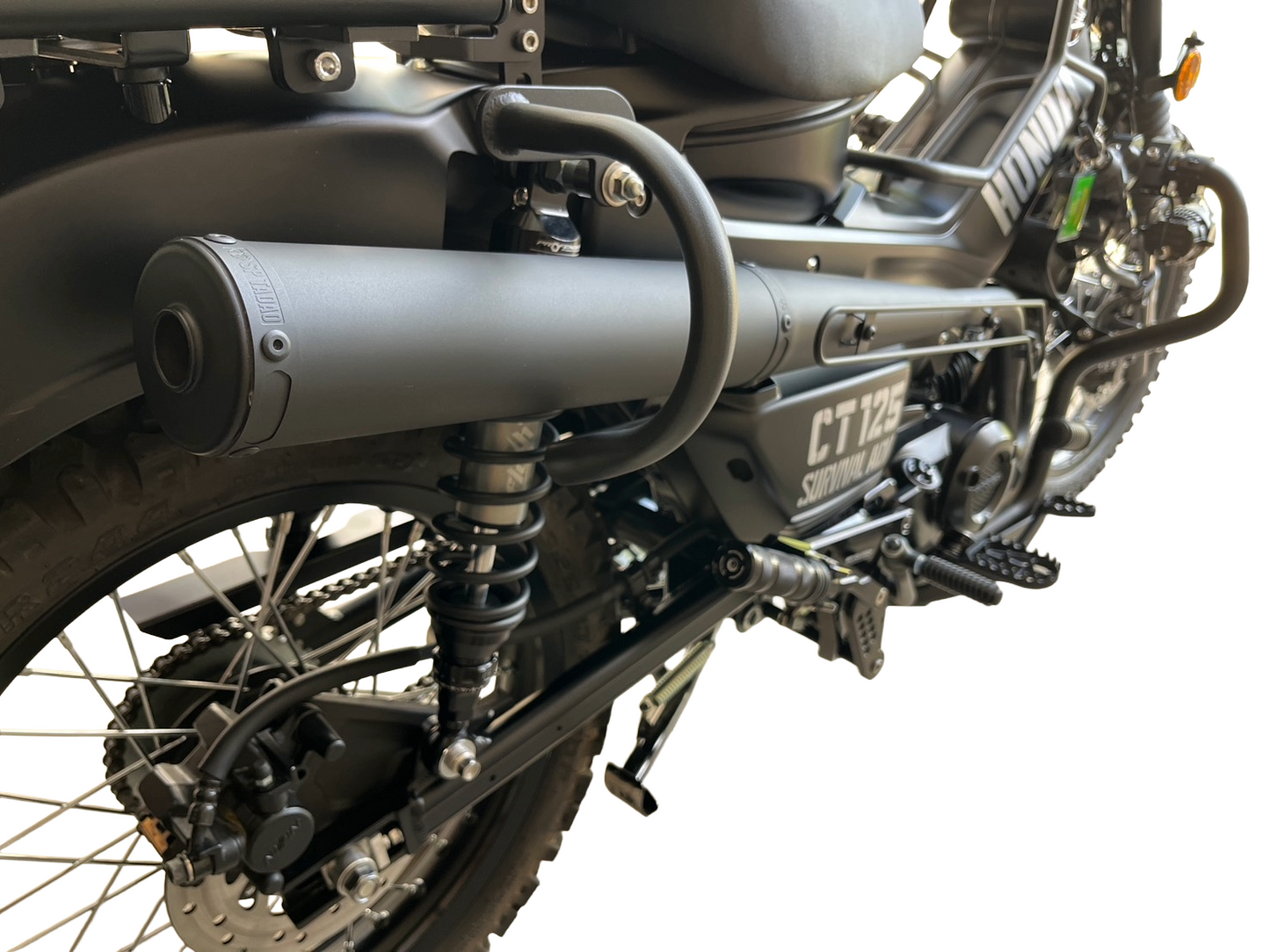 GANESHA+ GC-CT009-65 CT125 SP Black muffler (SP TADAO collabo Product）　 (JA65) 政府認証(JMCA)