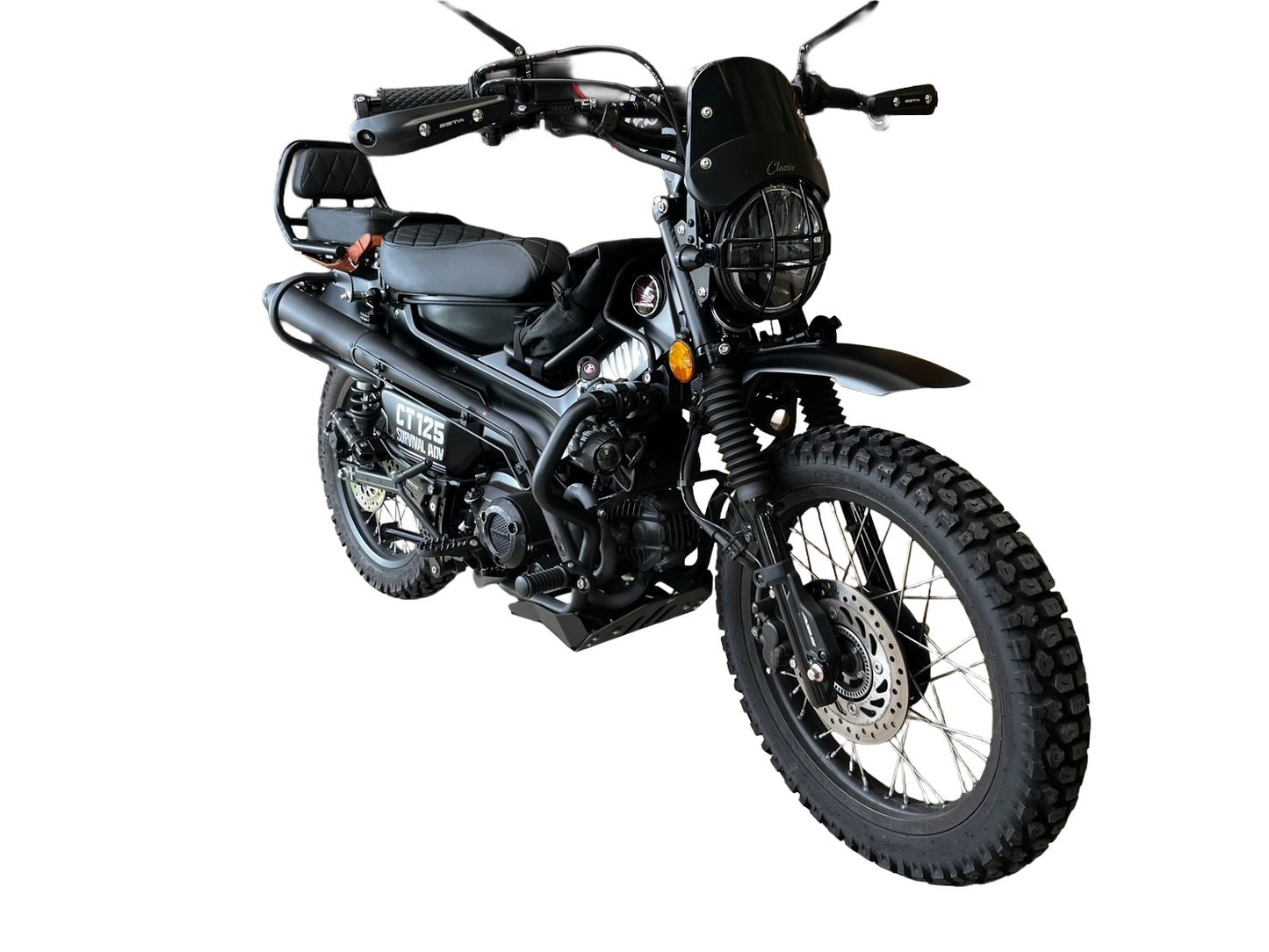 GANESHA+ GC-CT009-65 CT125 SP Black muffler (SP TADAO collabo Product）　 (JA65) 政府認証(JMCA)