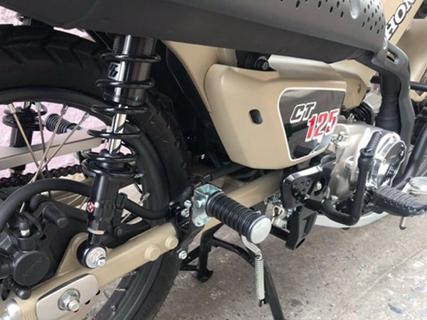 BR-c529 Passenger seat and rear footrest for CT125