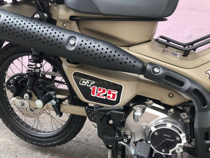 BR-c529 Passenger seat and rear footrest for CT125