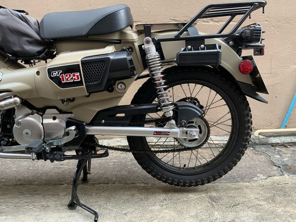 BR-c639 Long Aluminum Swingarm for CT125, 51mm Extension