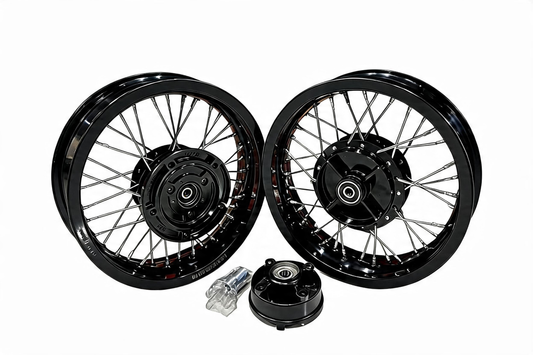8ft-MONKEY GROM DAX Spoke black Wheel Set (FR ABS対応)　