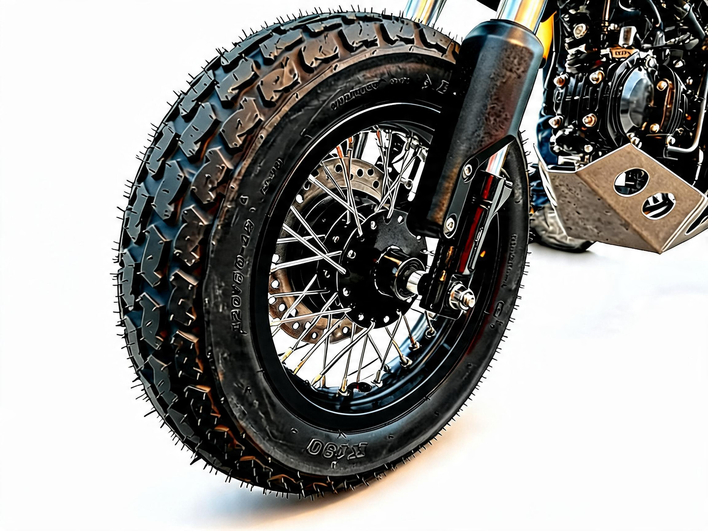 8ft-MONKEY GROM DAX Spoke black Wheel Set (FR ABS compatible) 
