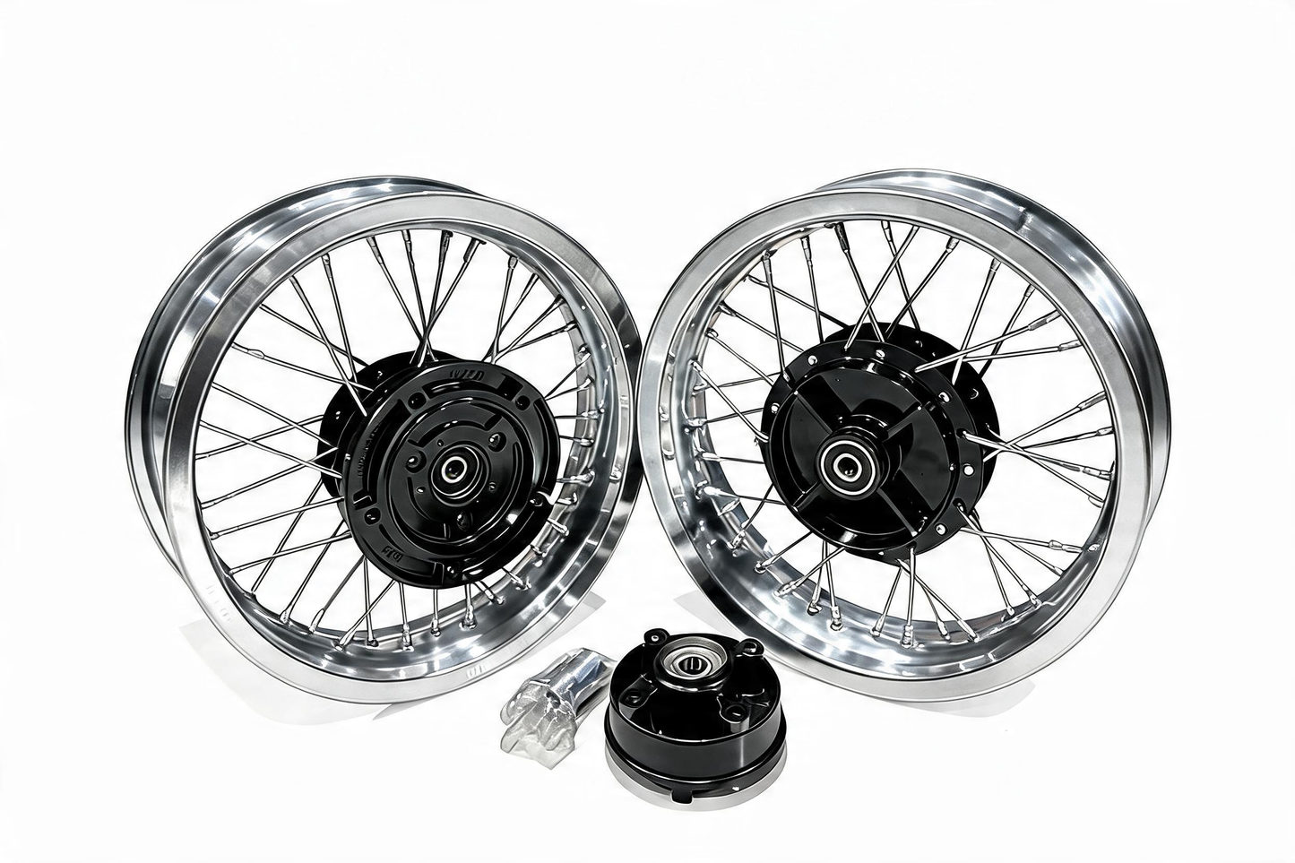 8ft-MONKEY GROM DAX Spoke Silver Wheel Set (FR ABS compatible) 