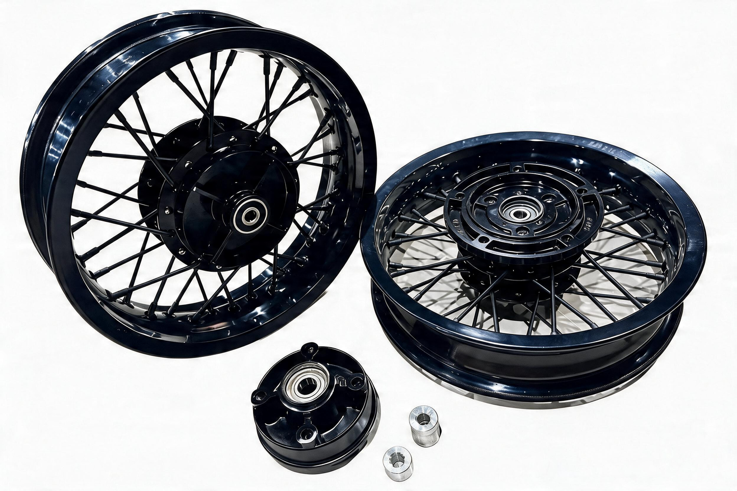 8ft-HM003 MONKEY GROM DAX black Spoke black Wheel Set (FR ABS対応)