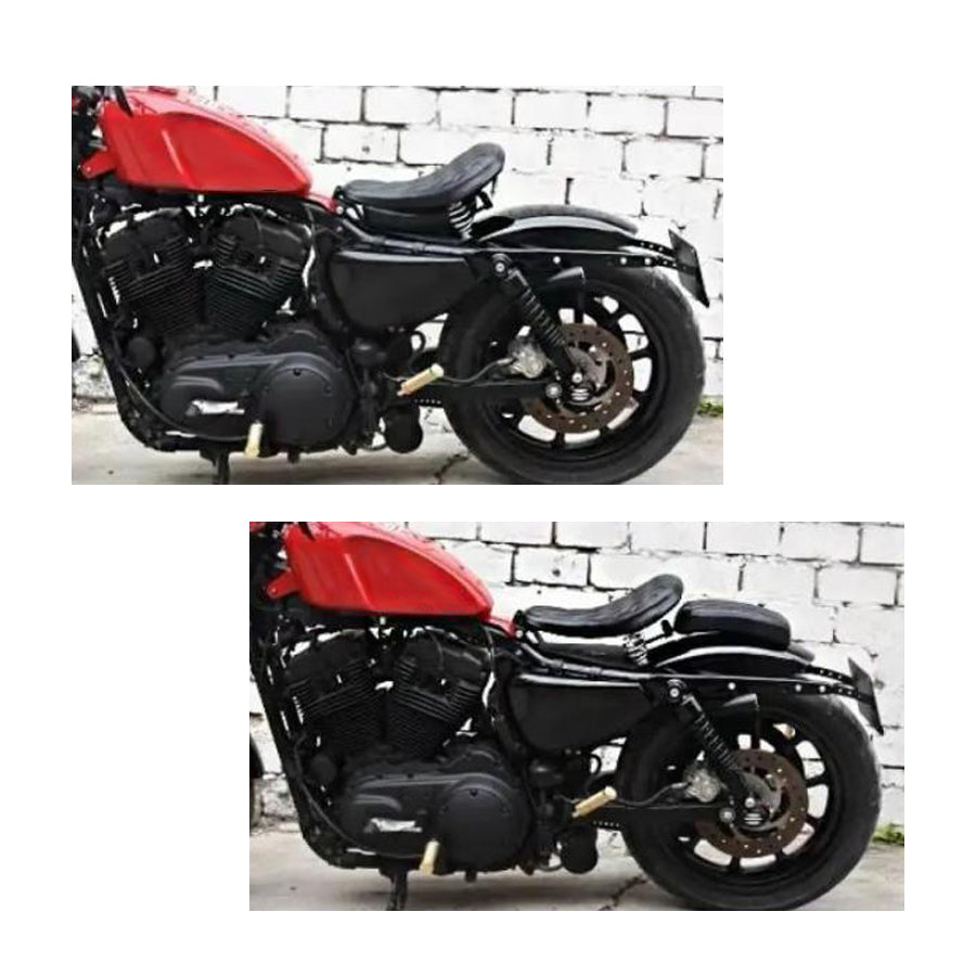HARLEY LAON 883/X48 foldable double seat cushion hidden spring single seat cushion Harley Iron 883