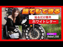 Load and play video in Gallery viewer, TL-001 Rebel Tire lettering Set Shipping included
