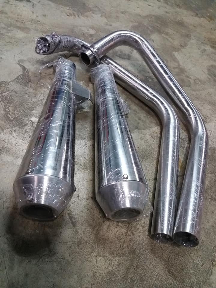 RE00024ROYAL ENFIELD-GT650-Exhaust